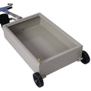 Heavy Duty 20 Gallon Low Profile Oil Drain With Pump Polypropylene - Gray