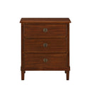 Chamberlin - 3 Drawer Nightstand - Brown