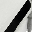 Large Versatile Storage Ottoman Bench: Spacious, Durable, Stylish - White / Light Gray