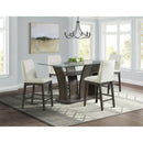Dapper - Rectangular Counter Dining 5 Piece Set (Table And Four Chairs) - Walnut