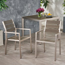 Dreamlan - Outdoor Aluminum Dining Chair (Set of 2)