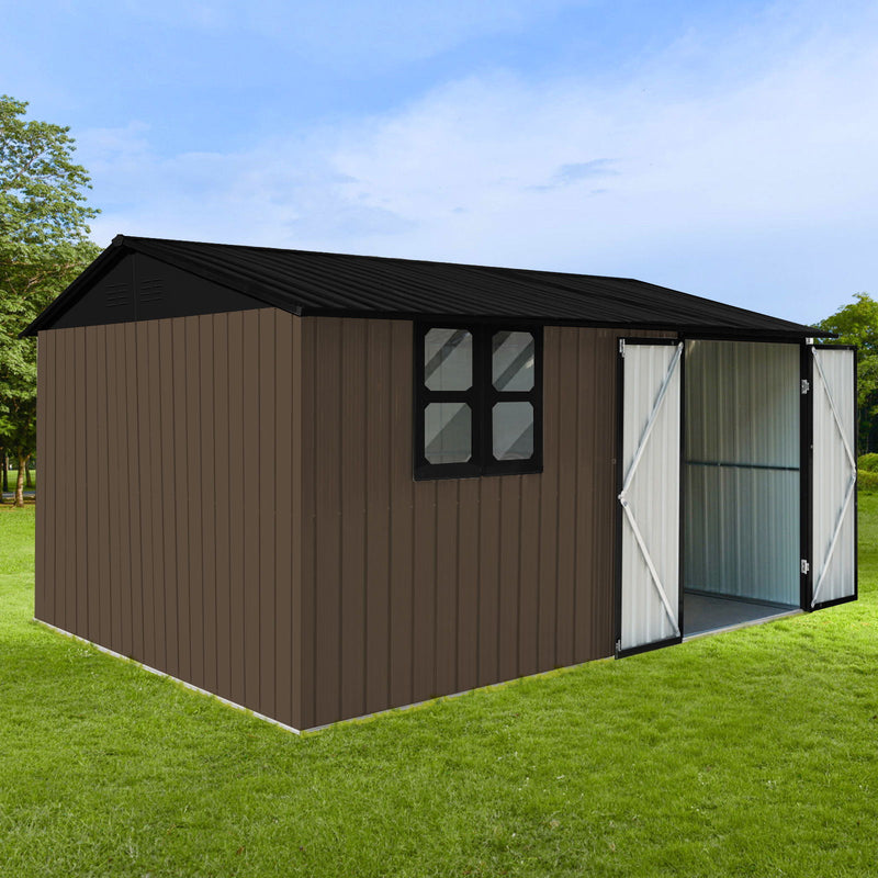 10'x12' Garden Sheds Outdoor Storage Sheds With Window