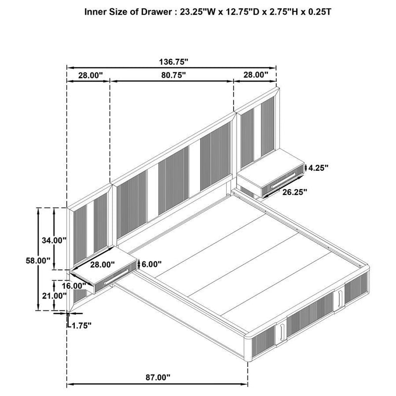 Terrace - Panel Bedroom Set