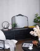 Arch Mirror, Baroque Inspired Wall Decor For Bathroom, Bedroom, Living Room