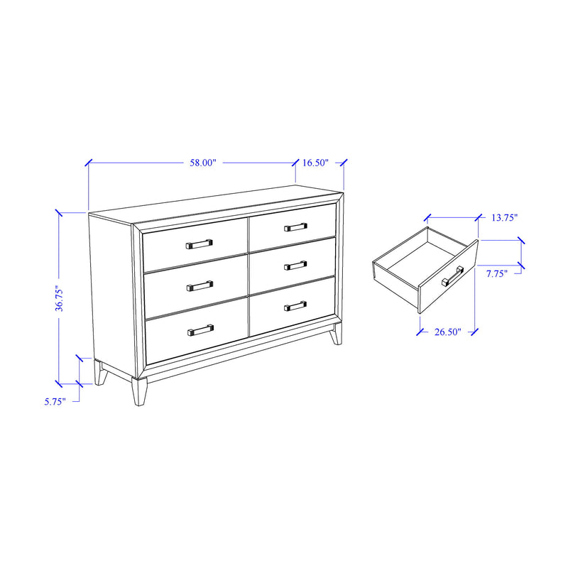 Mirage - 5 Piece Bedroom Set