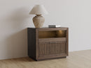 Athens - Open Nightstand - Dark Brown