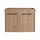 Modern Floating Bathroom Vanity With Resin Sink, Soft Close Doors