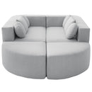 Boneless - Couch Modular Sectional Sofa With Deep Seating And Curved Design