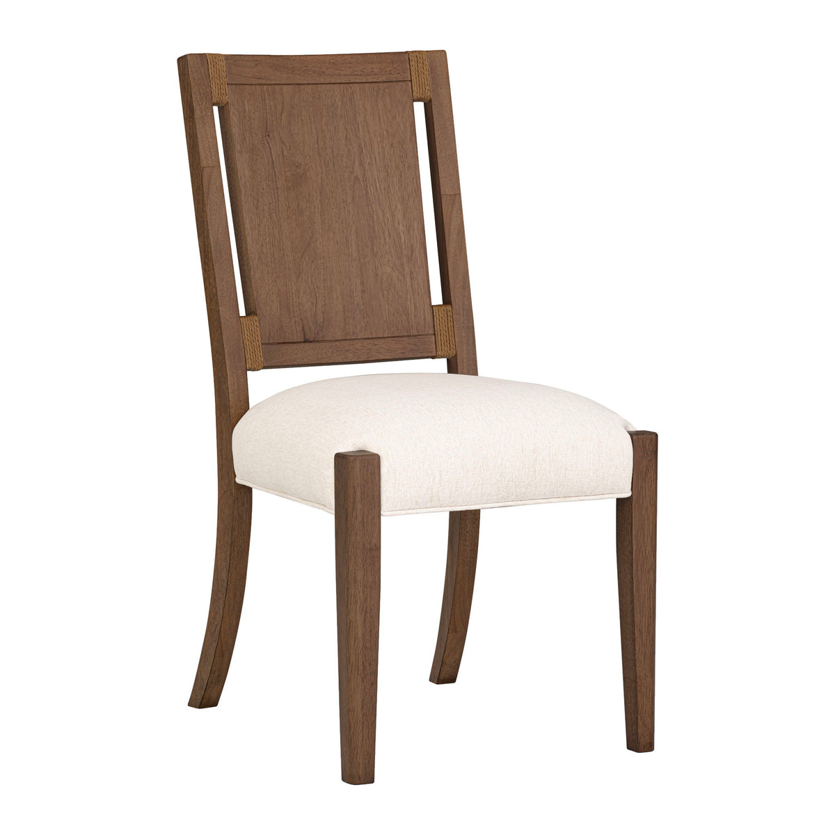 Lincoln - Upholstered Dining Chair - Warm Walnut / Milk