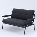 Modern Metal Frame Sofa With Sponge Filling For Compact Spaces And Versatile Use