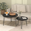 Round Nesting Coffee Table For Living Room (Set of 2)