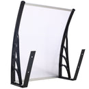 Weather Resistant Polycarbonate Canopy Outdoor Shade Cover For Robotic Lawn Mowers - Black