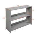 Loft Low Bed With Cabinets, Shelves And Slide