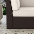 Palm Springs - Outdoor Sectional Side Chair - Brown, Dark - 32"