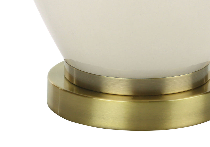 Transitional Lighting, Table Lamp - Cream