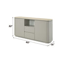 Ingram - Server - Ceramic Top & Light Gray