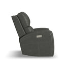 Linden - Power Swivel Gliding Recliner With Power Headrest, Lumbar, Heat & Massage
