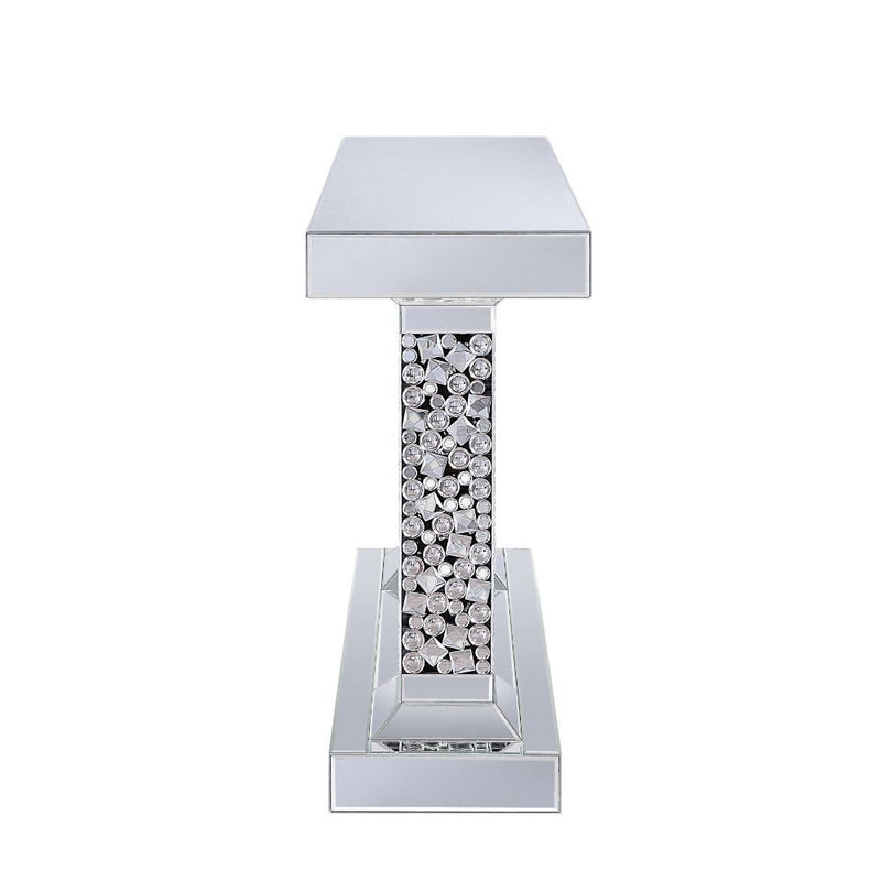 Kachina - Accent Table - Mirrored & Faux Gems - Atlantic Fine Furniture Inc
