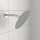 Elegant 6" Shower Arm With Flange, Stainless Steel Construction For Rain Shower Heads