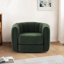 Swivel Accent Chair Wide Upholstered For Living Room