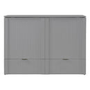 Murphy Bed With Drawer And A Set Of Sockets & USB Ports, Pulley Structure Design