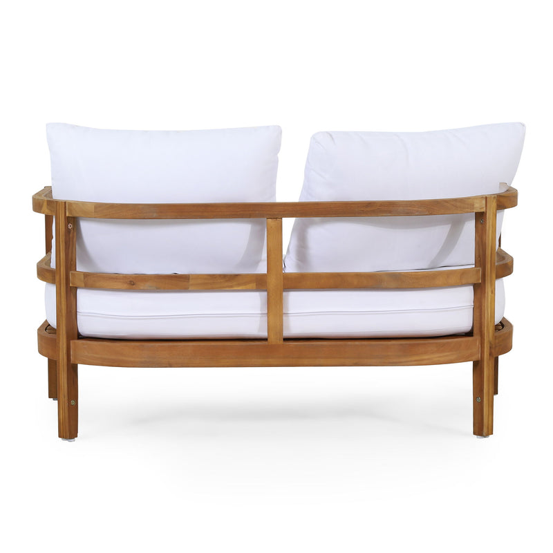 Outdoor Furniture With Coffee Table, Patio Conversation Set Deep Seating With Soft Cushion