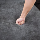 Modern L Shaped Sectional Sofa With Chenille Upholstery And Wooden Storage