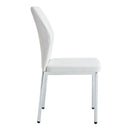 Luxury Simple High Resilience Dining Chair With Metal Legs