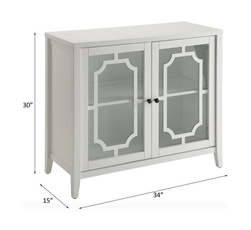 Ceara - Accent Table - White - 30"