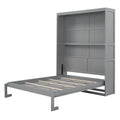 Murphy Wall Bed With Shelves, Space Saving