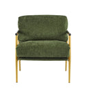 Modern Accent Chair With Plush Cushions, Cozy Seating