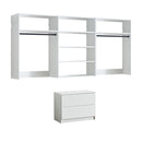 Devi - Wall Mounted Closet System With Modular Units