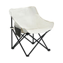 2 Pieces Outdoor Camping Chairs Folding / Portable, Comfortable Seating, Durable Steel Fram