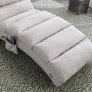 Massage Chaise Lounge Indoor With Remote Control, Ergonomic Electric Massage Lounger