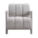 Modern Minimalist Leisure Armchair With L Shaped Armrests