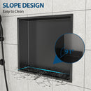 Stainless Steel Shower Niche With Seamless Design For Bathroom Storage