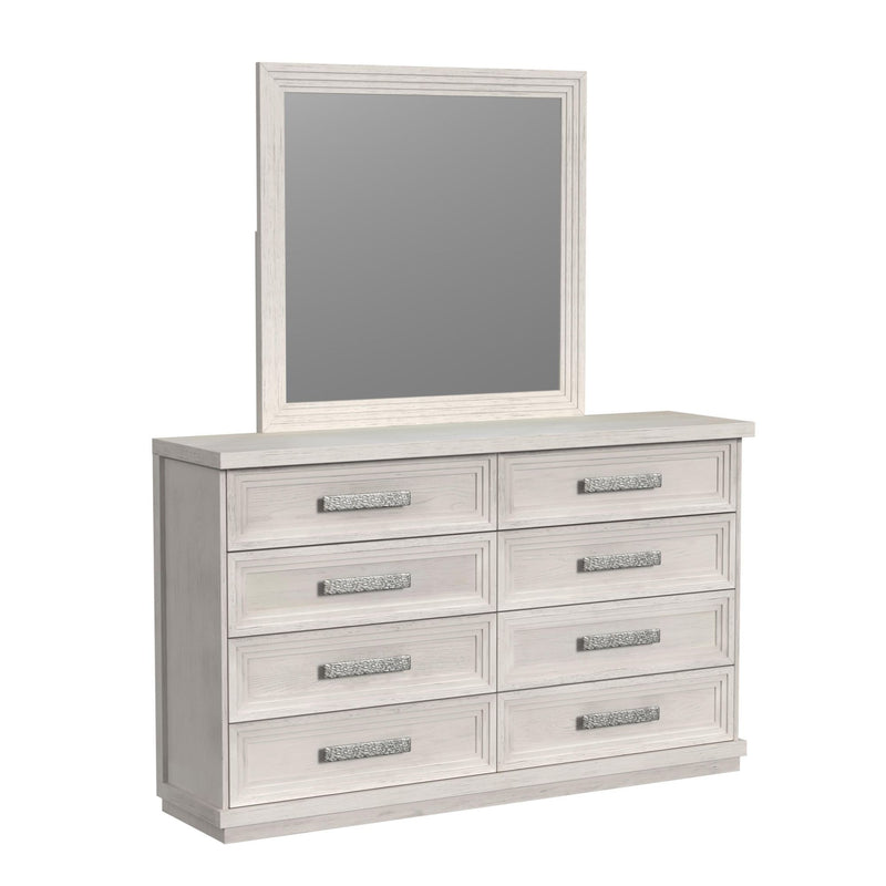 Avalanche - Dresser And Mirror Set - Antique White