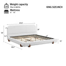 Elegant Upholstered Bed Frame