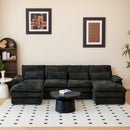 Modular Sectional Sofa Cloud Couch With Double Chaise Lounge