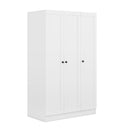 3 Door Shutter Wardrobe With Shelves