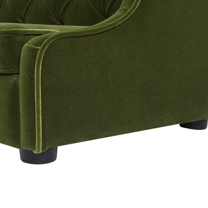 Robin - Tufted Wingback Pet Sofa Bed, Medium