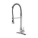 Modern Single Handle Spring High Arc Kitchen Faucet With Water Filter System