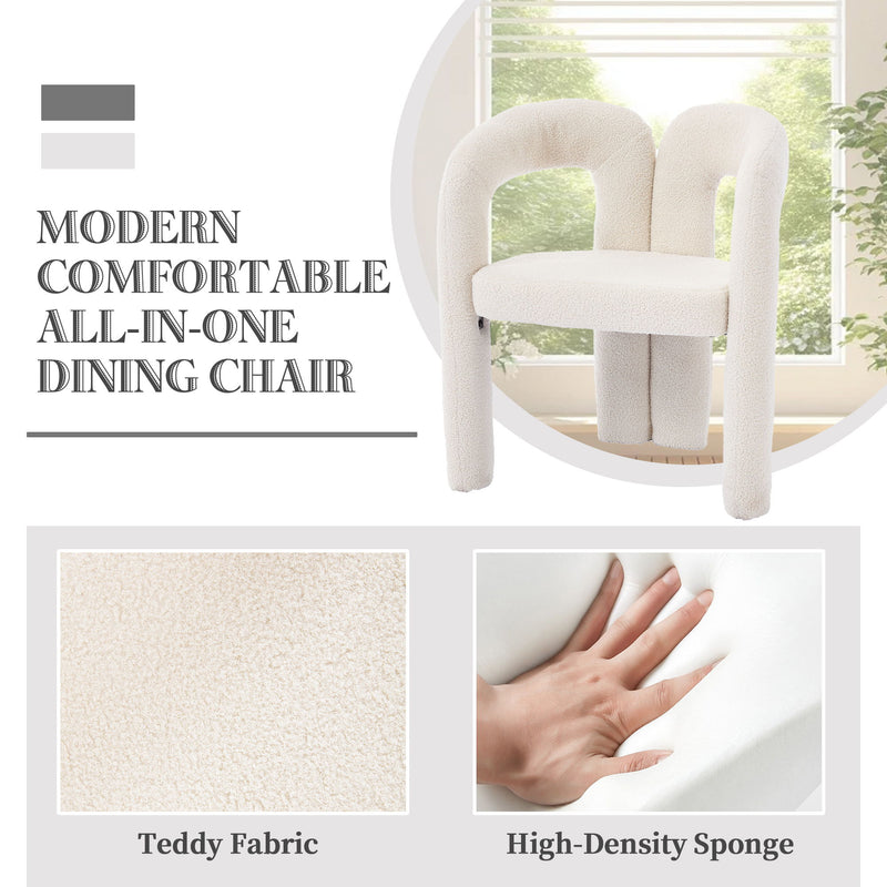 Coolmore Contemporary Designed Accent / Dining Chair With Armrests