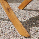 Solidago - Outdoor And Strapping Belt Folding Chairs, (Set of 2) - Black / Brown