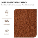 Swivel Accent Chair Wide Upholstered For Living Room