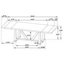 Middleton - 106" Extension Leaf Dining Set