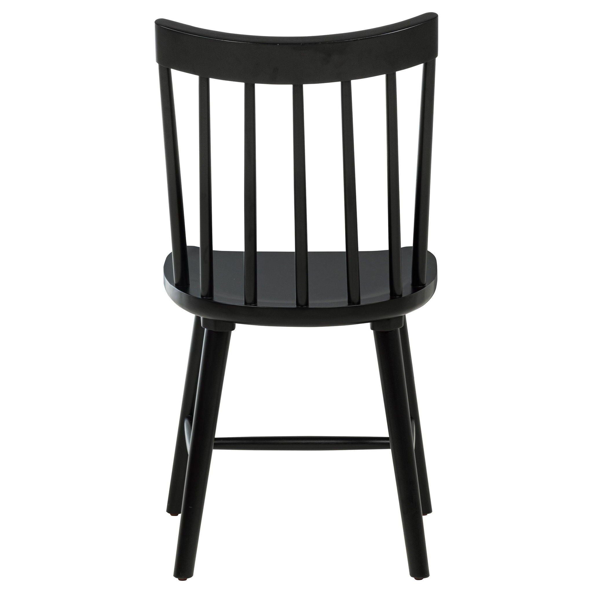 Middleton Solid Wood Dining Side Chair Black (Set of 2)