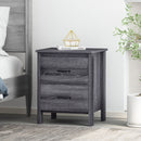 Titeca - Contemporary Wood 2 Drawer Nightstand