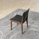 Laura - Mid-Century Modern Solid Wood Dining Chair (Set of 2)