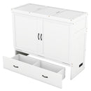 Murphy Bed With USB Port And A Large Drawer